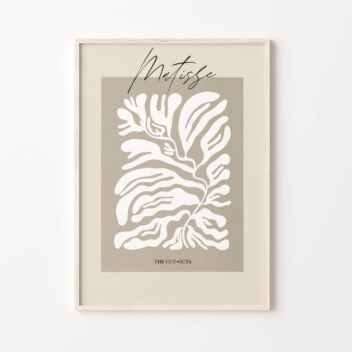 Beige Matisse Minimalist Wall Decor