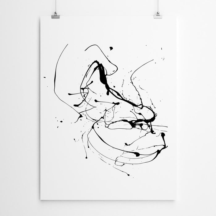 Black And White Abstract Wall Art