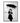 Artworld Wall Art Black and White Banksy Poster - Umbrella Girl