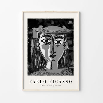 Artworld Wall Art Black and white Picasso Canvas Print