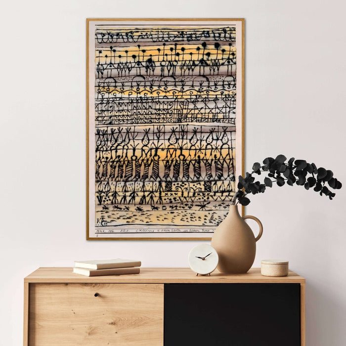 Black and Yellow Paul Klee Wall Art