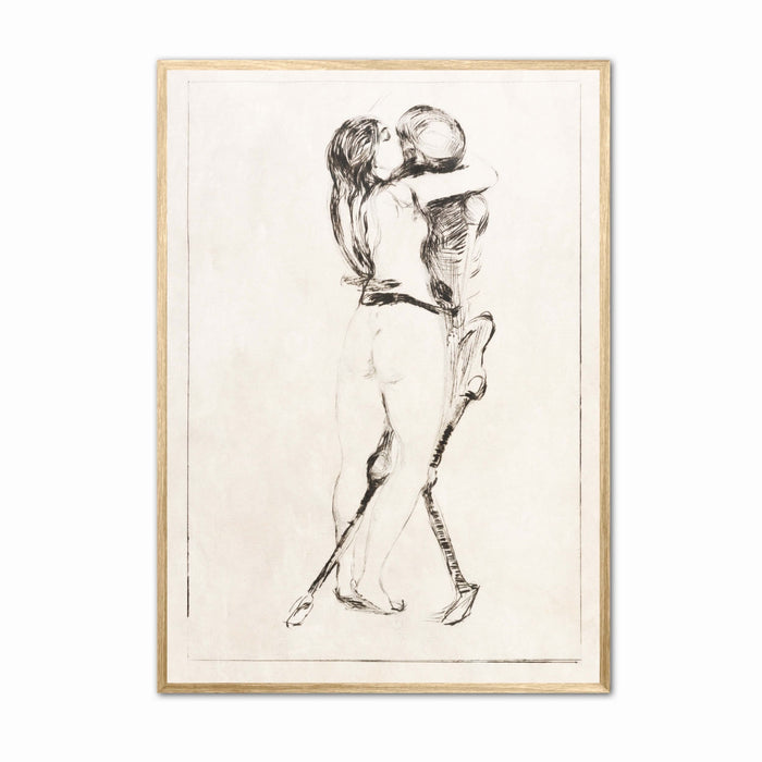 Black & White Sketch - Edvard Munch