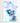 Artworld Wall Art Blue Abstract Canvas Print 69