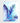 Artworld Wall Art Blue Abstract Palms 70