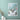 Blue Blossom Bath – canvas print in a room