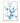 Artworld Wall Art Blue Blossoms Watercolour Painting Print