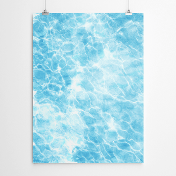 Blue Water Print