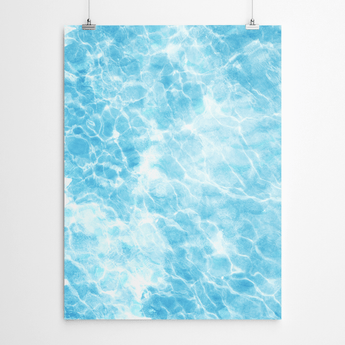 Artworld Wall Art Blue Water Print 85