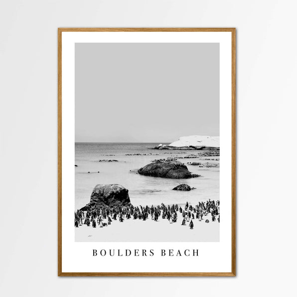 Artworld Wall Art Boulders Beach Canvas Wall Art