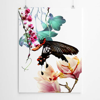 Artworld Wall Art Butterfly Art Print 25