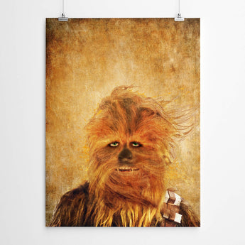 Artworld Wall Art Chewbacca Star Wars Print 248