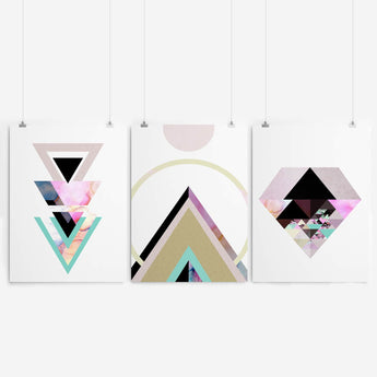 Artworld Wall Art Chic Geometric Art Set 250