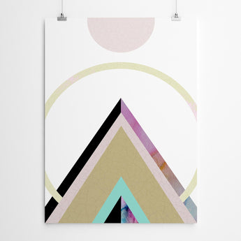 Artworld Wall Art Chic Geometric Mountain Wall Art 25