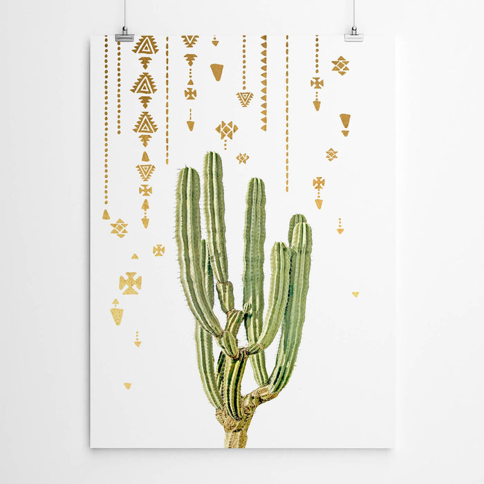 Christmas Decorations Cactus Print