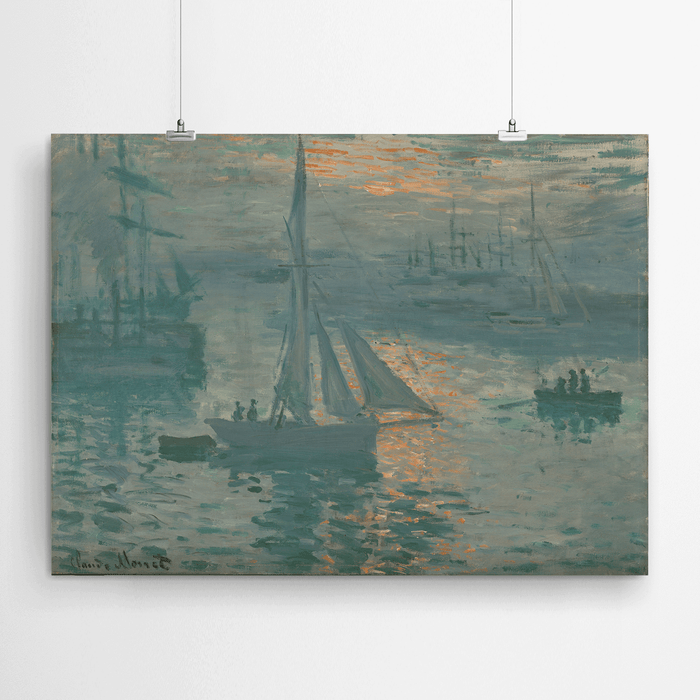 Claude Monet - Boats at Sunrise