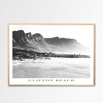 Artworld Wall Art Clifton Beach Art Print