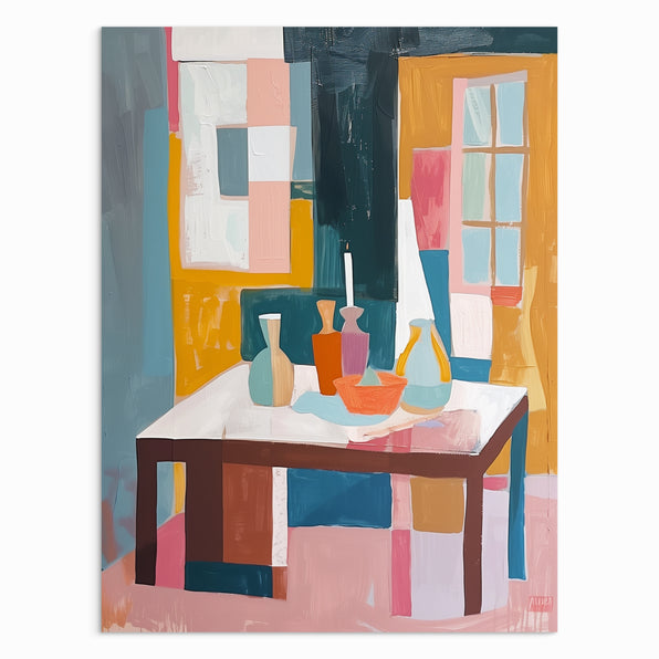 Cubist Still Life – wall art print by Artworld South Africa
