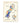 Vintage patent diagram showing decorative toilet paper with colorful floral botanical patterns in blue, orange and green,