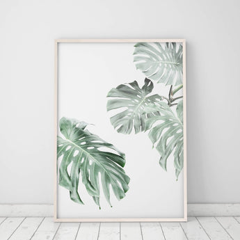 Delicious Monster Leaf Wall Art