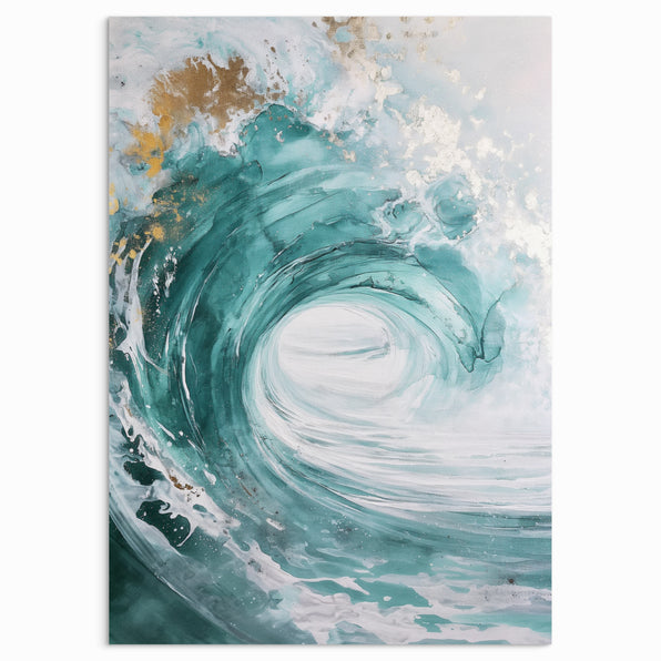 Emerald Curl – wall art print by Artworld South Africa