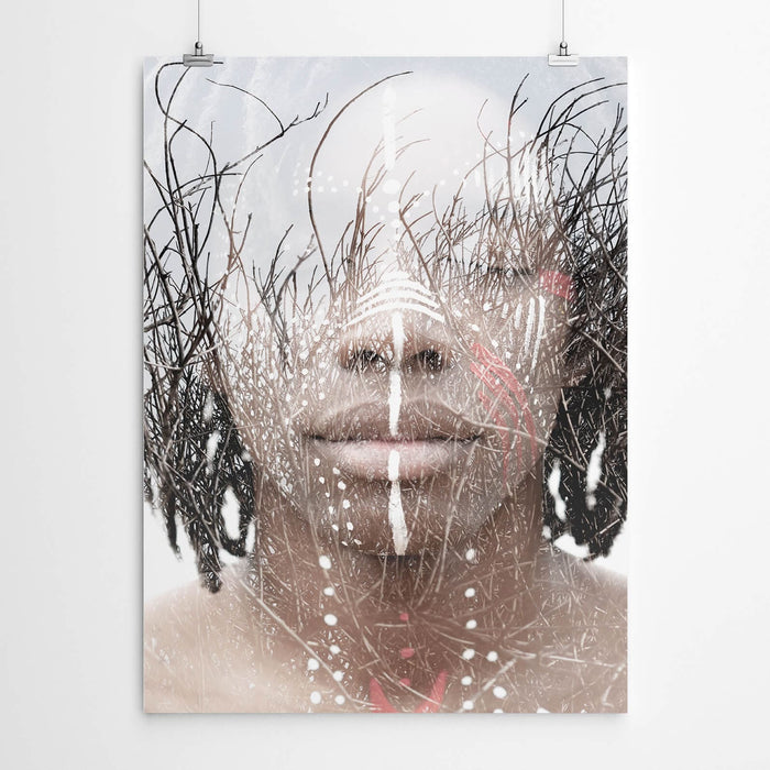 Ethnic African Portrait Art
