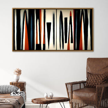 Artworld Wall Art Ethnic Triangles Abstract Wall Art