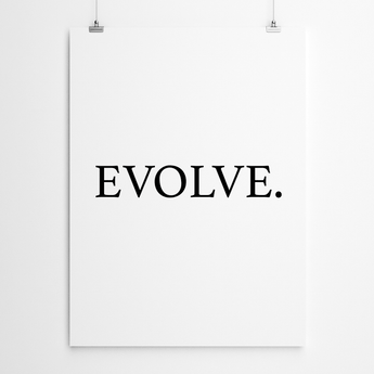 Artworld Wall Art Evolve Poster 323