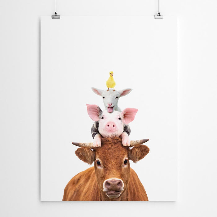 Farm Animal Nursery Art