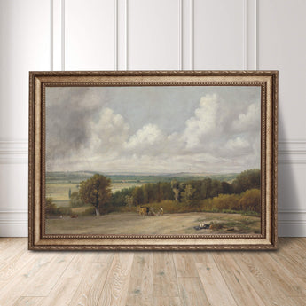 Artworld Wall Art Farm landscape painting fine art print 326