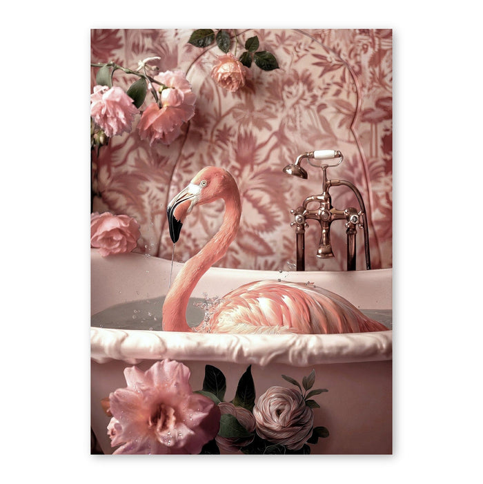 Flamingo Bath Time Bliss
