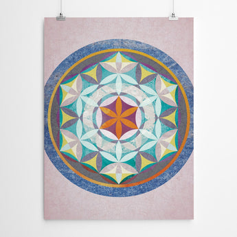 Artworld Wall Art Flower of Life Mandala Art 353