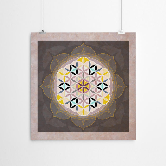 Flower of Life Mandala Wall Art