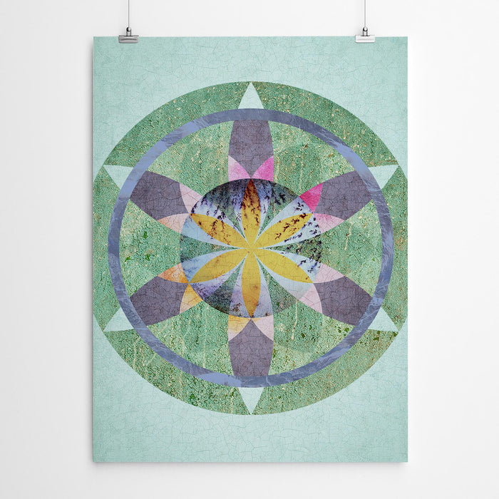 Flower of Life Sacred Geometry Mandala Art