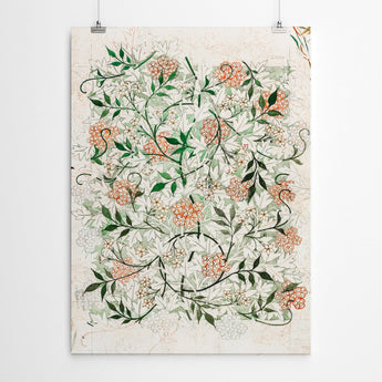 Artworld Wall Art Flower Watercolour Painting Canvas Prints - William Morris 364