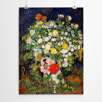 Artworld Wall Art Flowers in Vase - Vincent Van Gogh Ready to Hang Canvas Prints 366