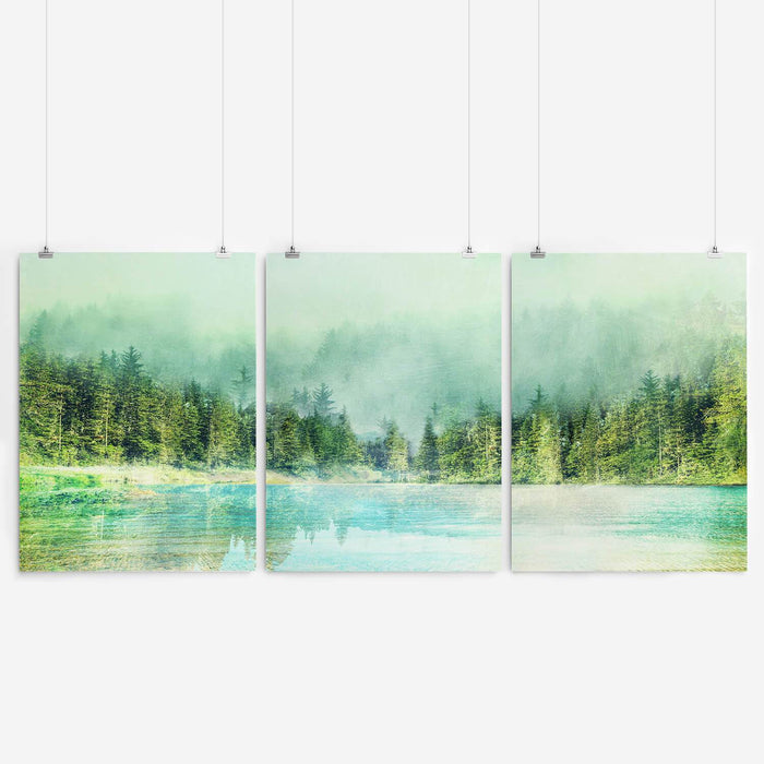 Forest And Lake Art Set