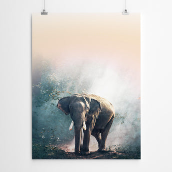 Artworld Wall Art Forest Elephant Wall Art 376