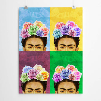 Artworld Wall Art Frida Kahlo Pop Art 389