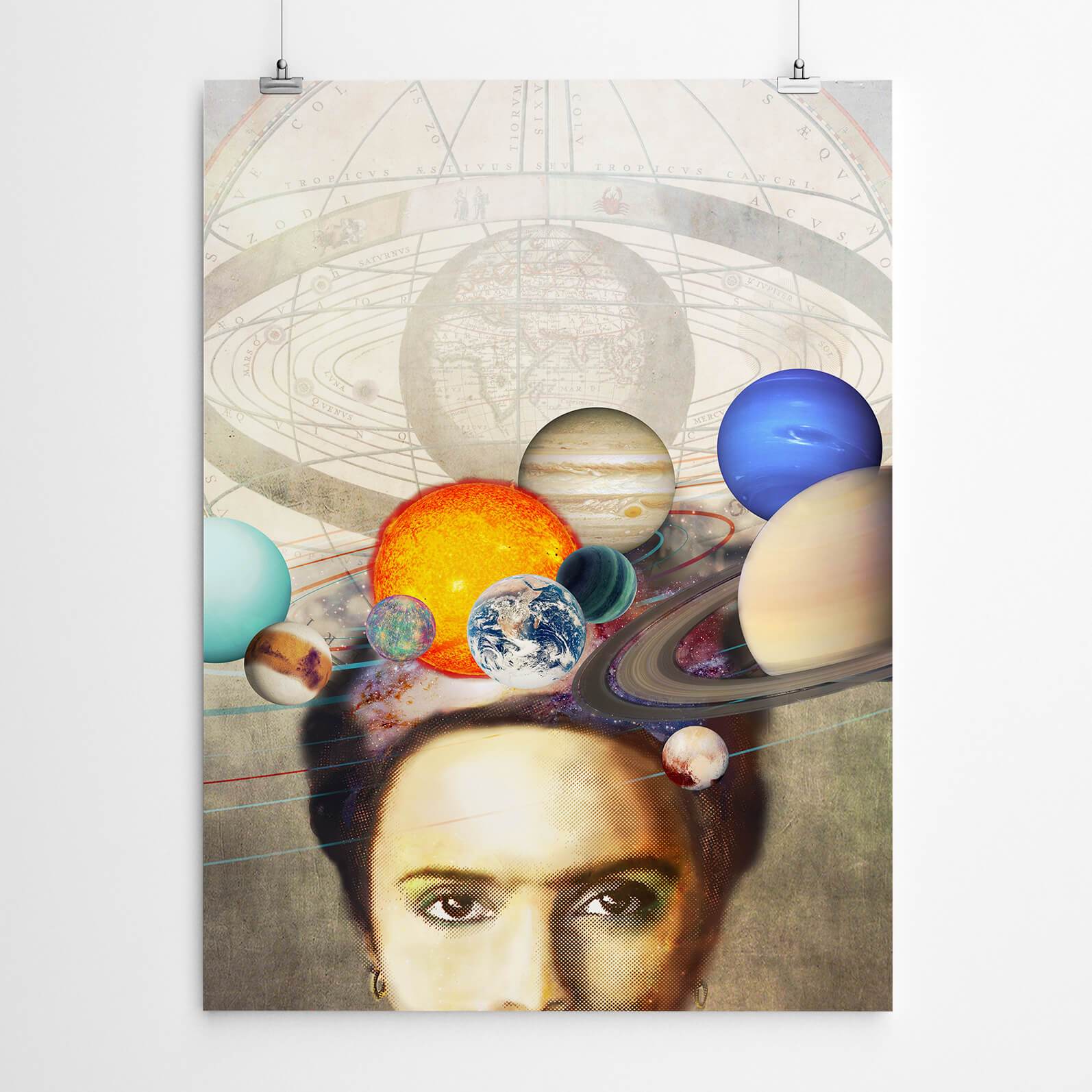 Frida Kahlo Solar System Print – Artworld
