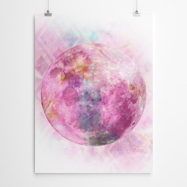 Artworld Wall Art Full Moon Poster 399