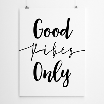 Artworld Wall Art Good Vibes Canvas Print 440