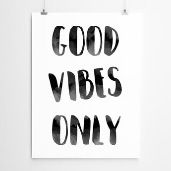 Artworld Wall Art Good Vibes Only 44