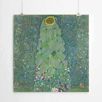 Artworld Wall Art Gustav Klimt - Sunflower Painting Wall Art Print 460