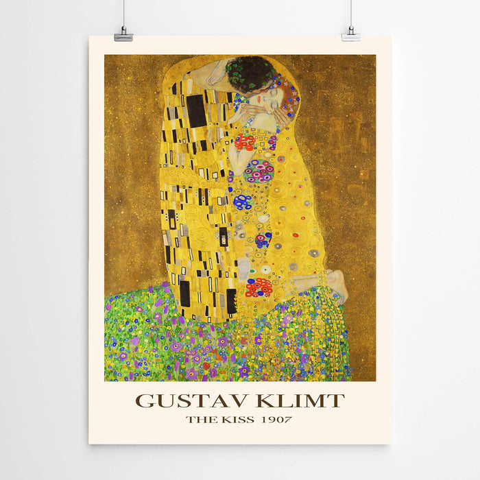 Gustav Klimt The Kiss Art Print