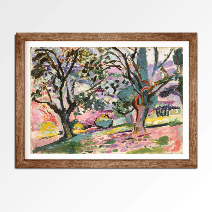 Henri Matisse Oil Painting Print For Sale - Olive Trees