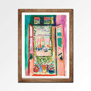 Artworld Wall Art Henri Matisse Oil Painting Print For Sale - Open Window 520