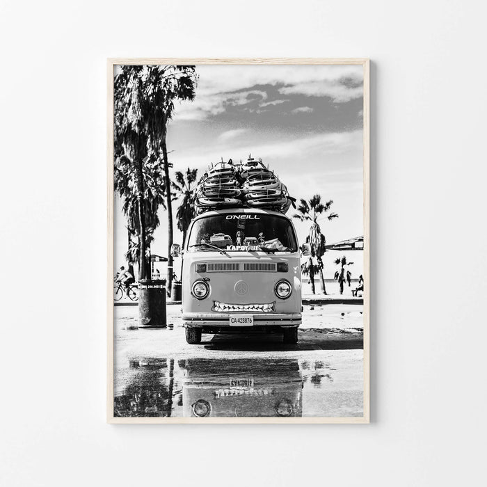 Hippy Van Wall Art Print