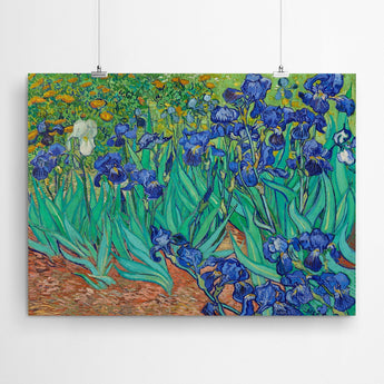 Artworld Wall Art Irises - Vincent Van Gogh Ready to Hang Canvas Prints 473