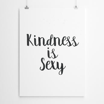 Artworld Wall Art Kindness Quote Poster 48