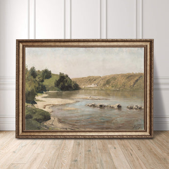 Artworld Wall Art Lake painting painting Print 486